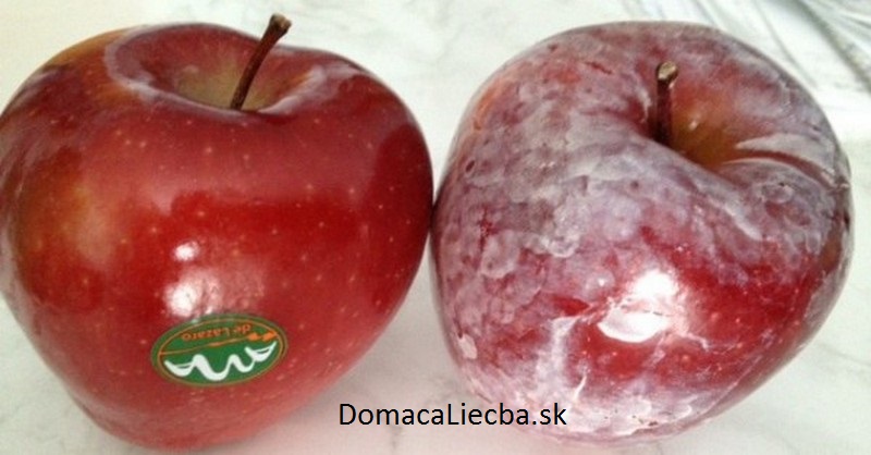 S týmto testom zistíte, či sú vaše jablká pokryté rakovinotvorným voskom
