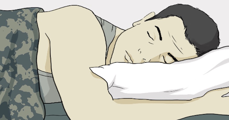 Jednoduchá vojenská metóda, ktorá vám pomôže zaspať do dvoch minút